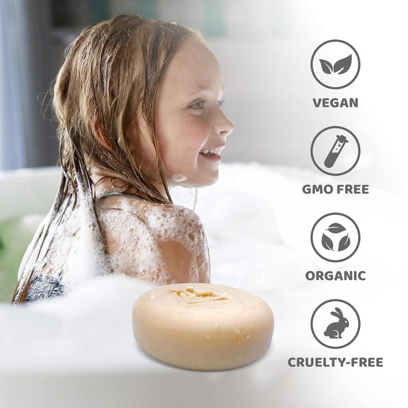 Relaxcation Baby Soap Bar with Greek Yogurt and Coconut Milk - Naturally Cold Processed from Organic Ingredients - Newborn Gift - Handmade in USA (3-pack) - Image 4